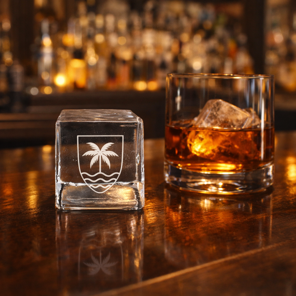 Palm Emblem Ice Cube